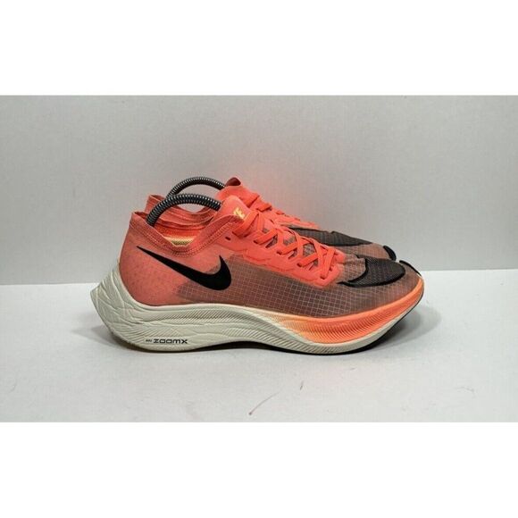 Nike ZoomX Vaporfly NEXT% Bright Mango AO4568-800 Men’s Size 7.5 - Picture 1 of 11